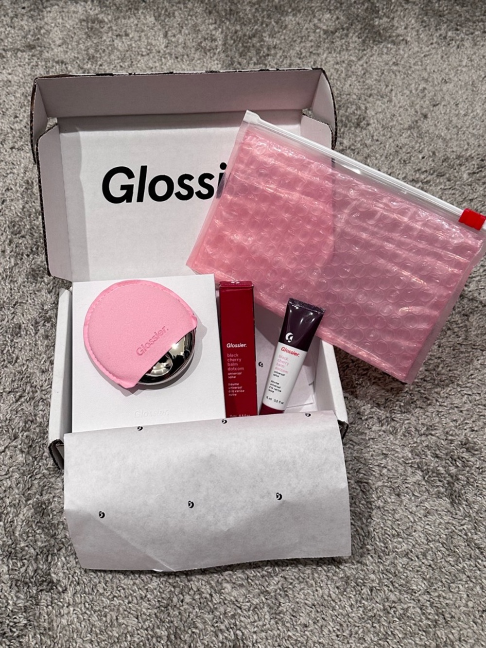 Glossier Chrome Mirror & Balm Dotcom